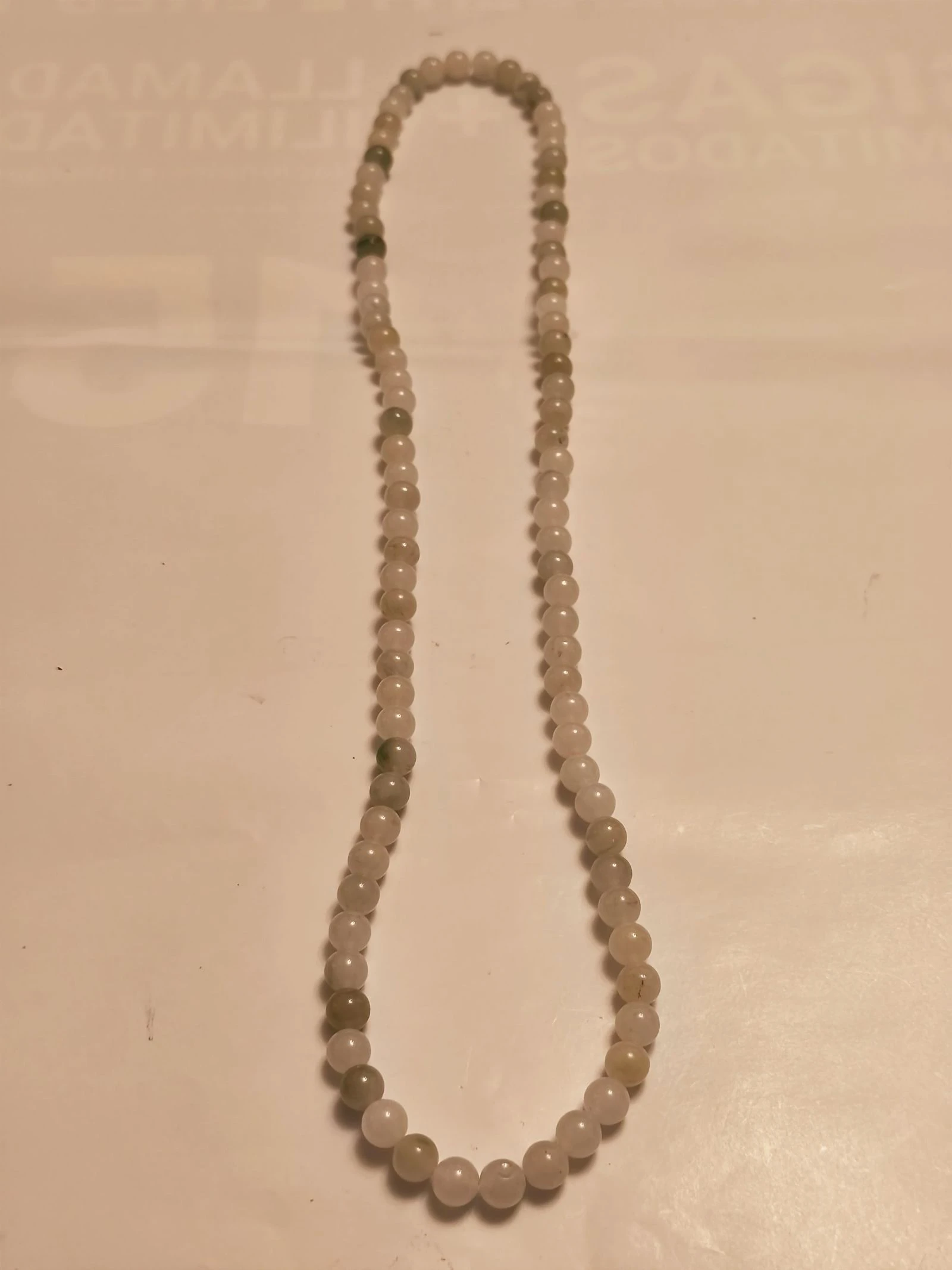 Necklace of light agates with 80 centimeters – photo 15